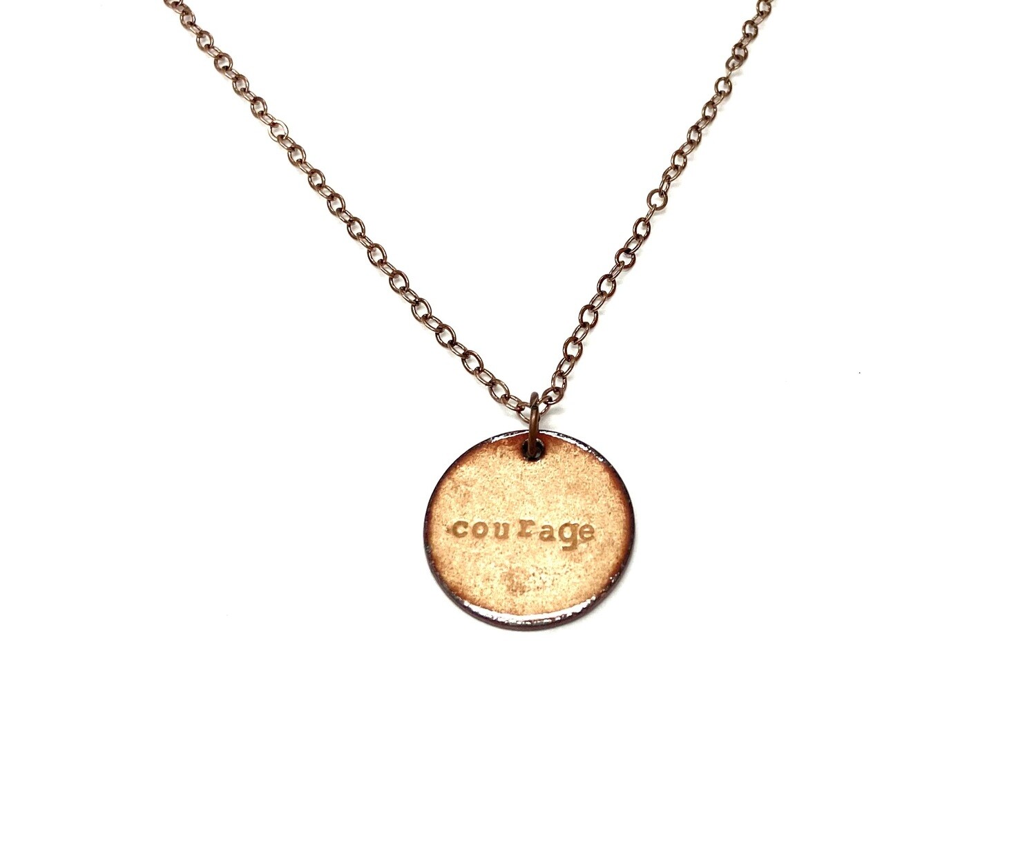 Courage Necklace- Aflame