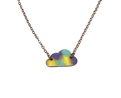 Moon Mist Cloud Necklace- Aflame 