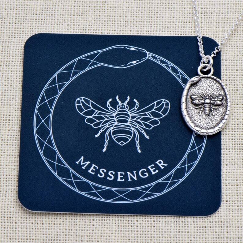 550- Bee Messenger Wax Seal Pendant
