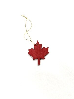 Maple Leaf Ornament- Jerry Walsh Maple Leaf Ornament- Jerry Walsh
