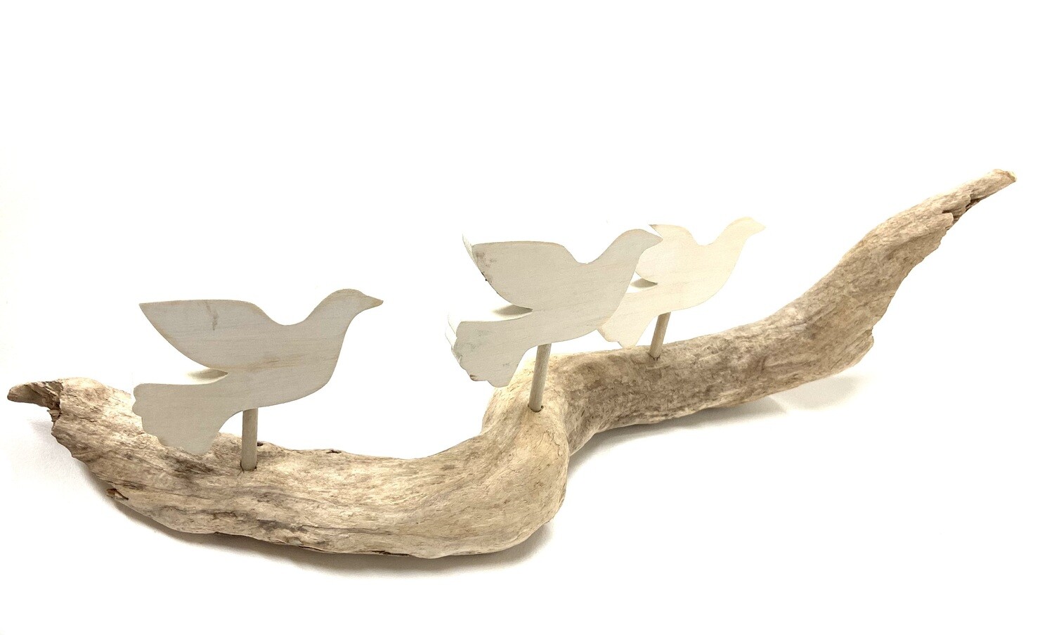 Triple Dove on Driftwood- Jerry Walsh 