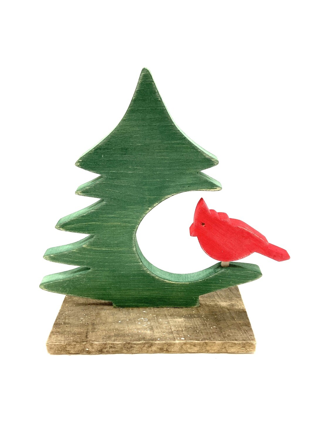 Tree With Cardinal Ornament- Jerry Walsh