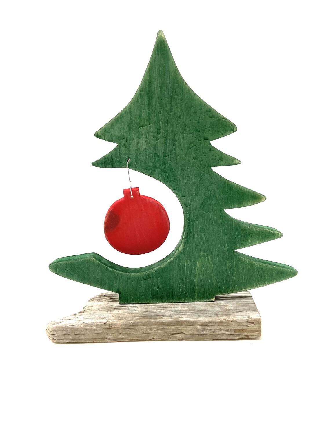 Tree With Wooden Bulb Ornament- Jerry Walsh