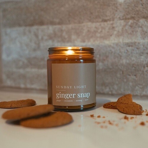 Ginger Snap Candle- Sunday Light