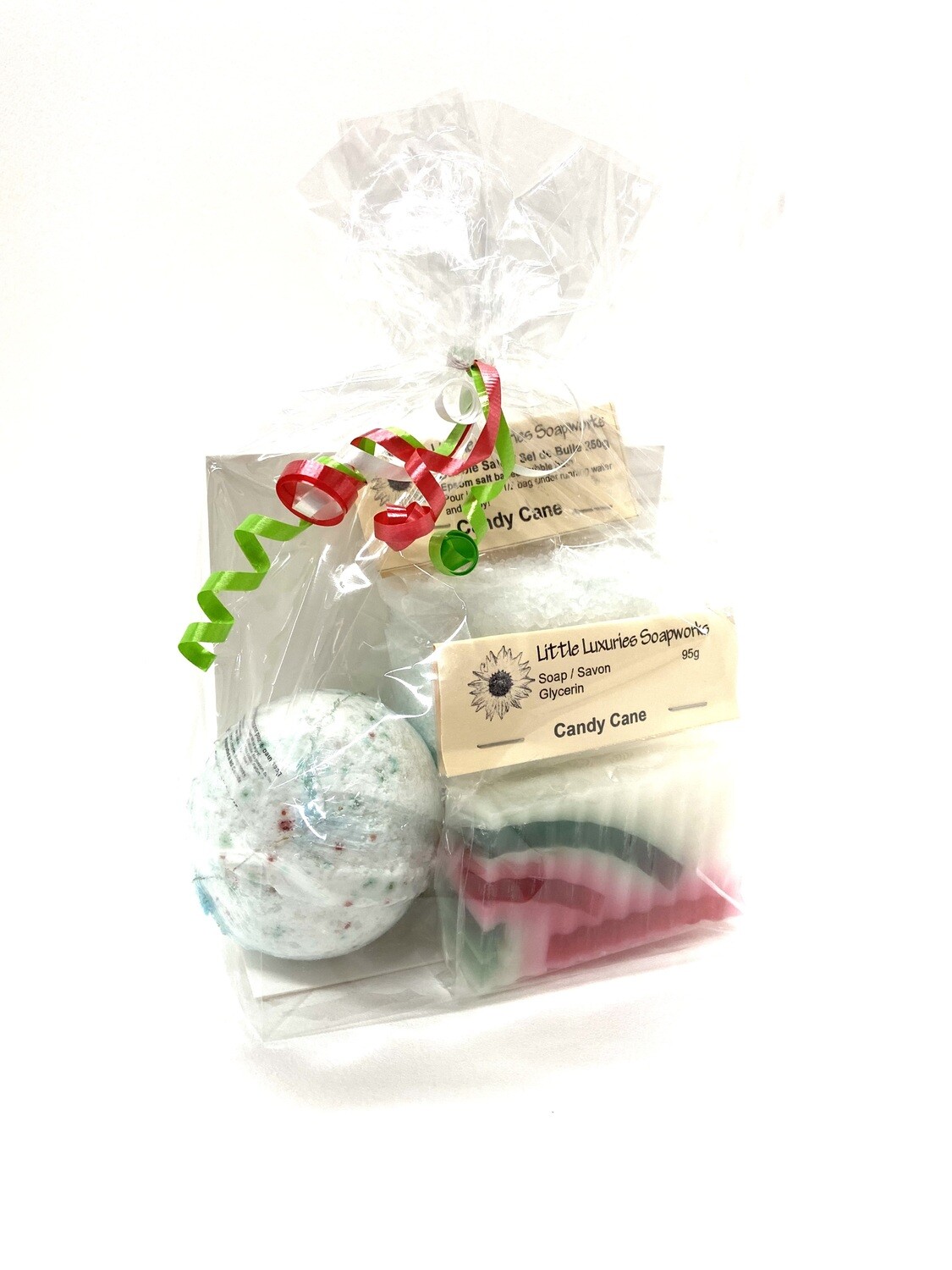 Candy Cane Gift Bag- Little Luxuries 