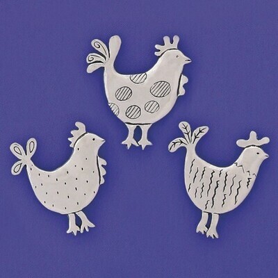 Rooster Magnet Set- Basic Spirit 