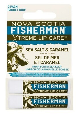 Sea Salt and Caramel Lip Balm Duo- NS Fisherman