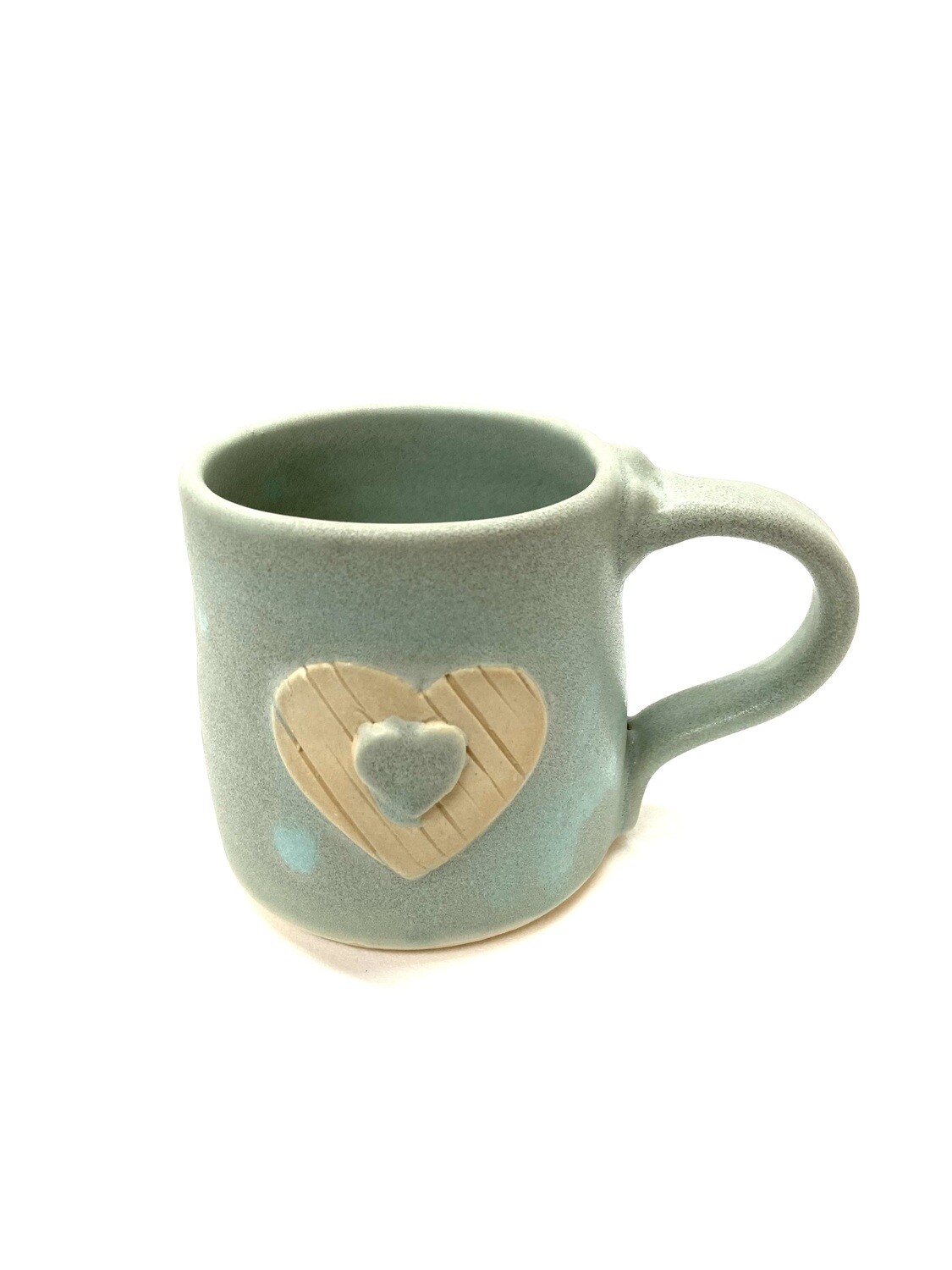 Aqua Heart Mug- Ginette Arsenault 