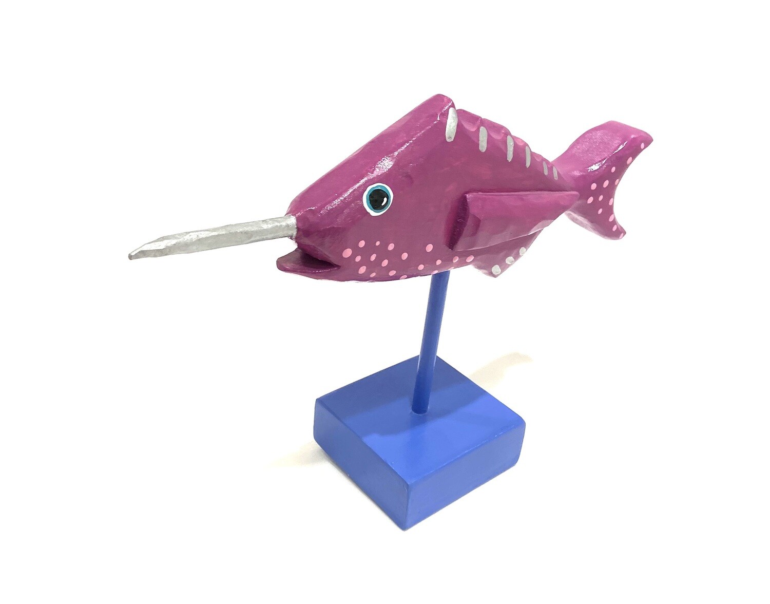 Large Magenta Fantastical Fish- Timberdoodle