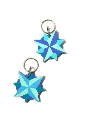 Compass Rose Keychain Timberdoodle