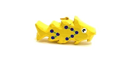 Yellow Fat Fish Ornament- Timberdoodle 
