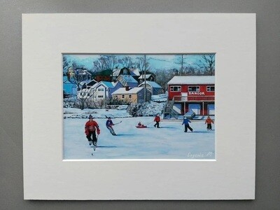 Chasing the Puck Print- Evgenia Makogon