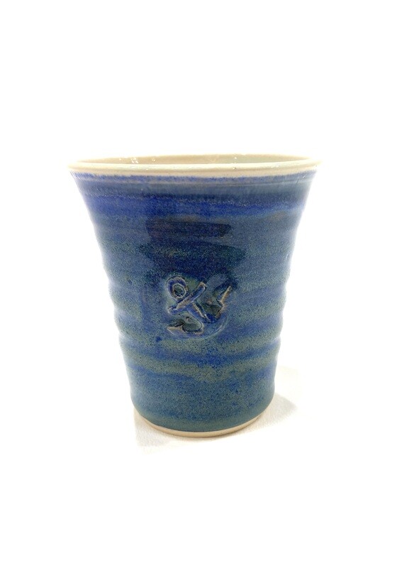 Blue Anchor Tumbler- Gloria Dunbar