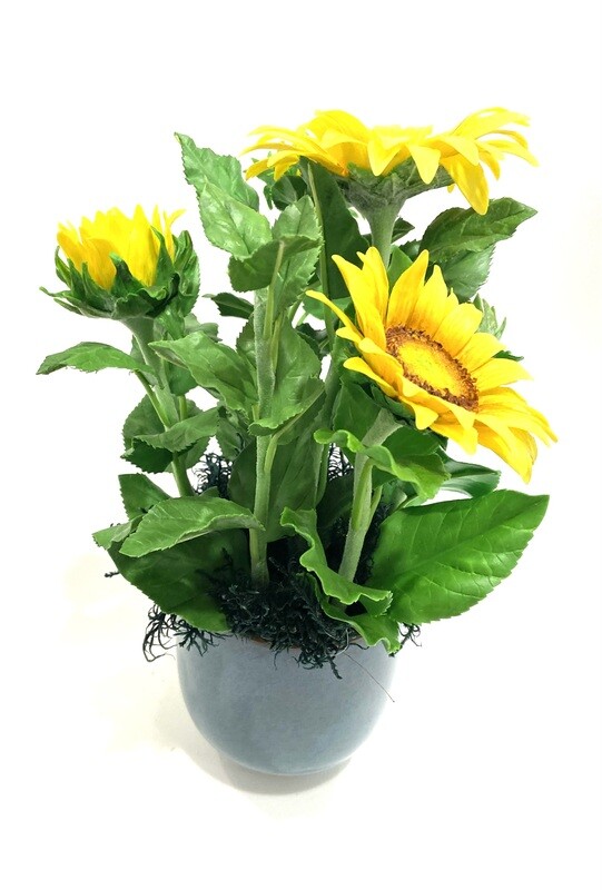 Clay Sunflowers