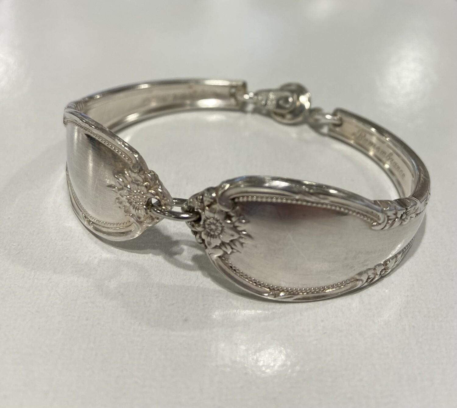 Small Silverware Bracelet E- Hunter St. Silver