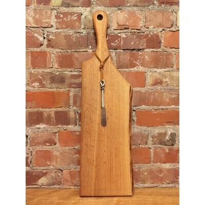 Lge Freeform Baguette Board with Twisted Pate Knife- Basic Spirit
