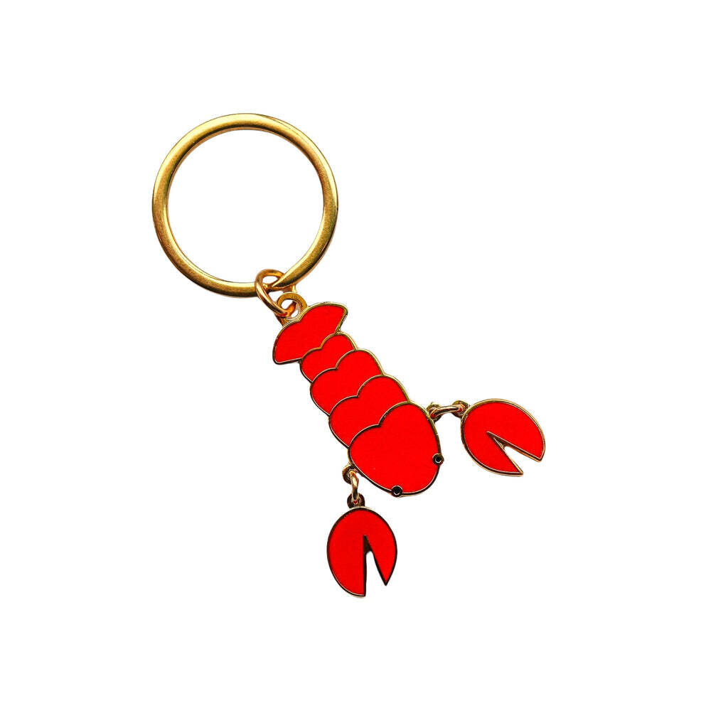 Lobster Keychain- Paper Hearts