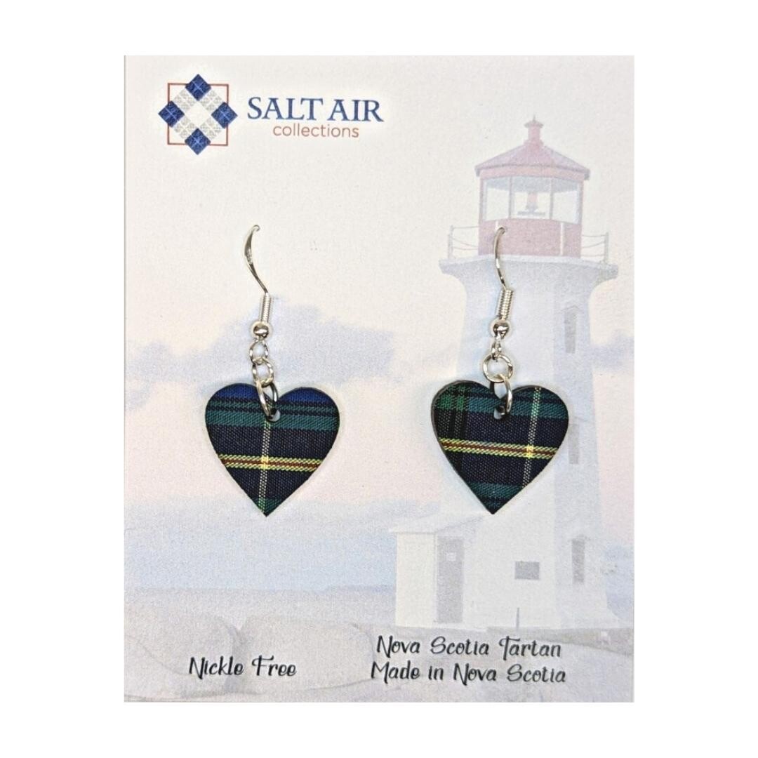 Nova Scotia Tartan Dangle Earrings- Salt Air Collections 