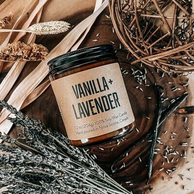 Lavender + Vanilla - Lawrencetown Candle Co