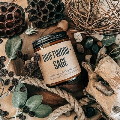 Driftwood + Sage - Lawrencetown Candle Co