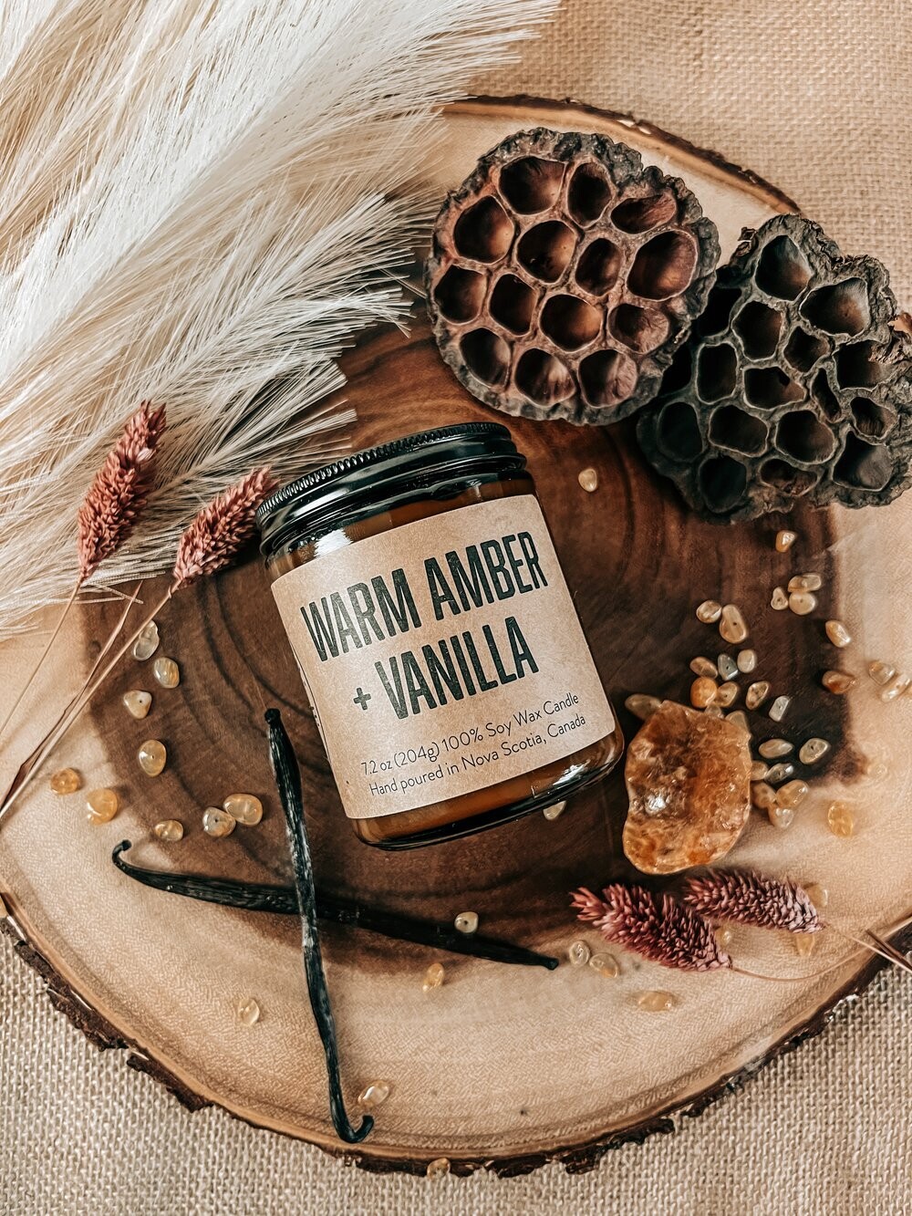 Warm Amber Vanilla - Lawrencetown Candle Co