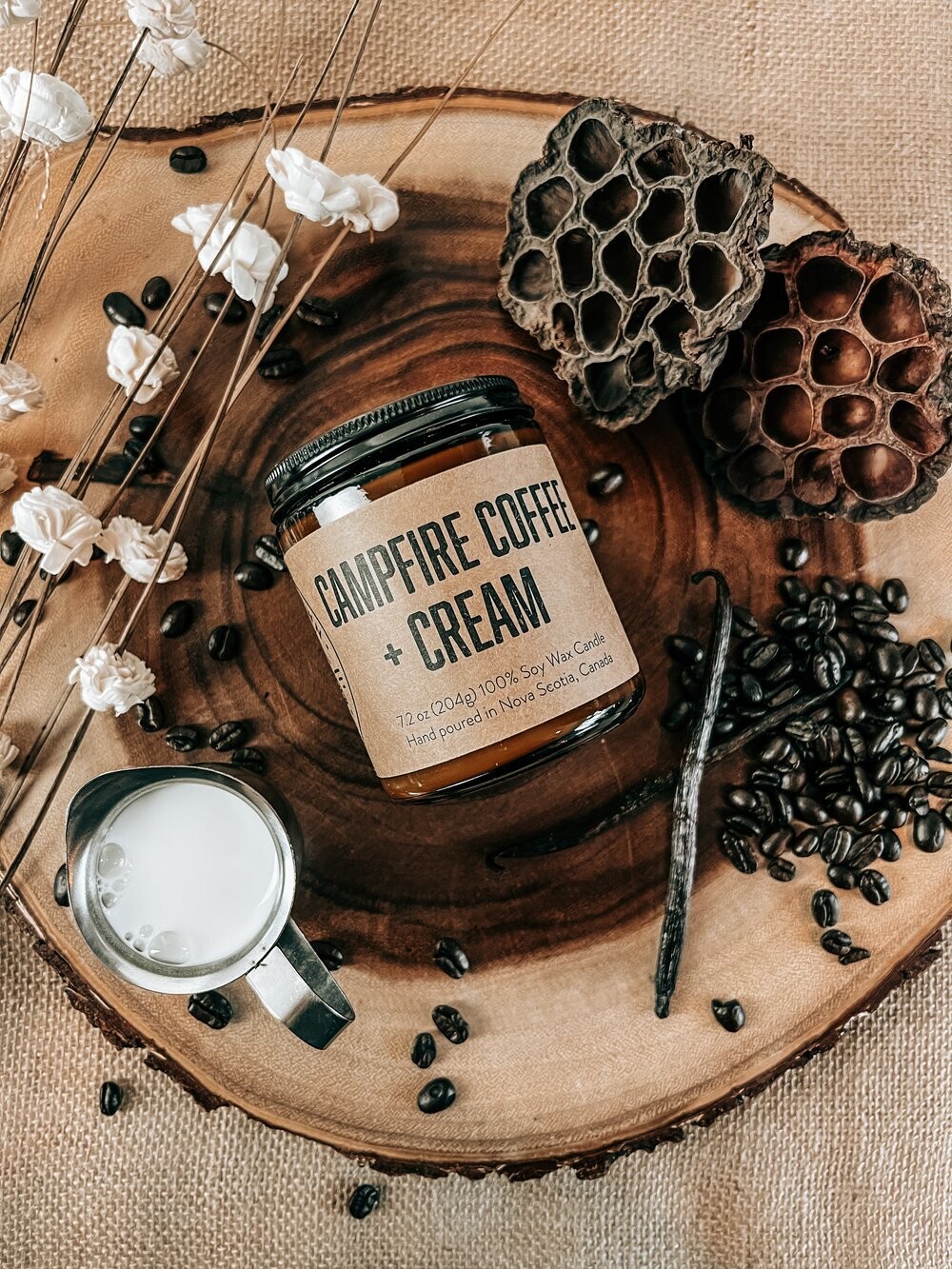 Campfire Coffee and Cream - Lawrencetown Candle Co