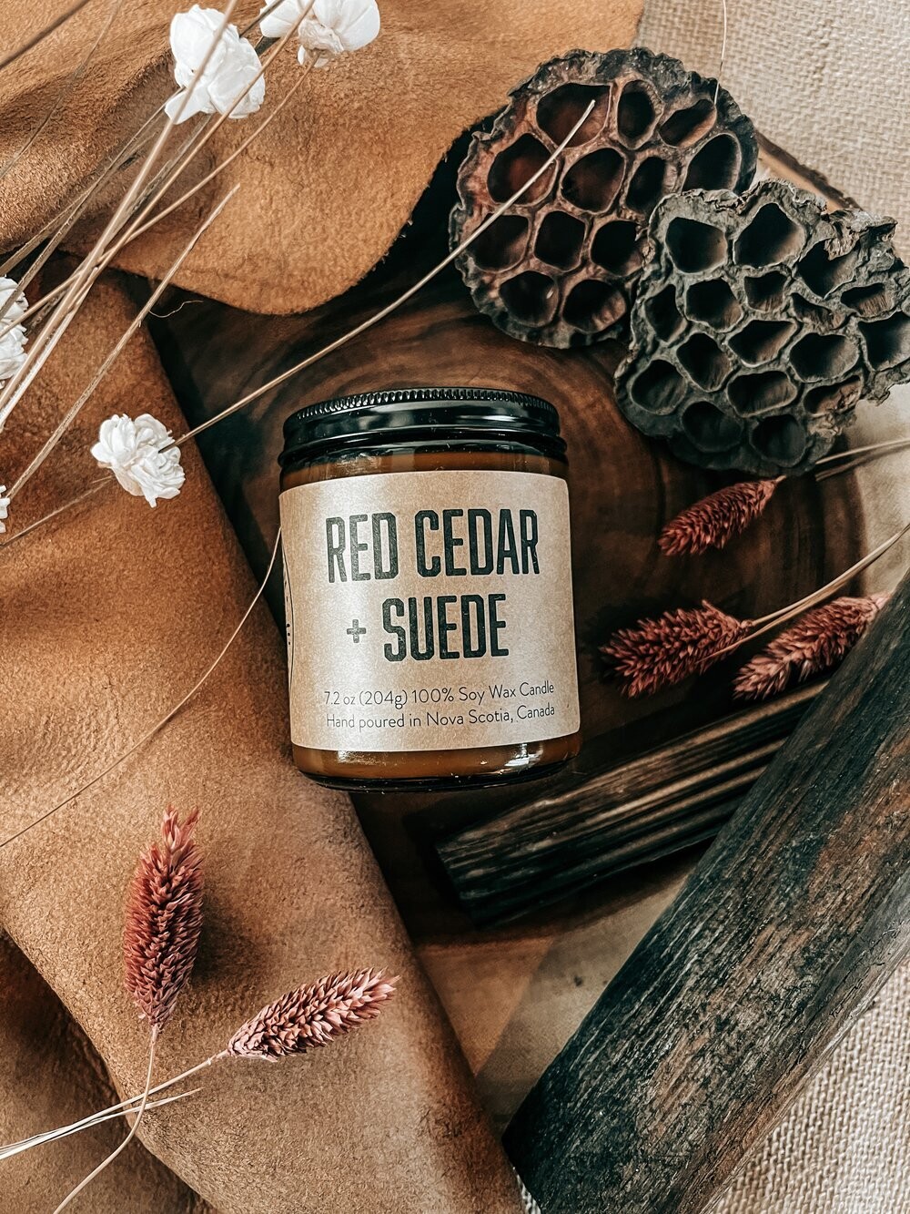 Red Cedar and Suede - Lawrencetown Candle Co