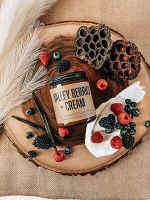 Valley Berries + Cream -Lawrencetown Candle Co