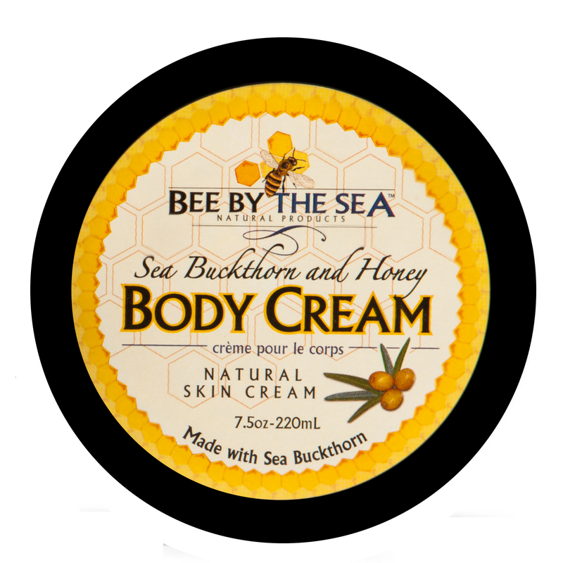 Sea Buckthorn and Honey Body Cream Jar- Bee By The Sea