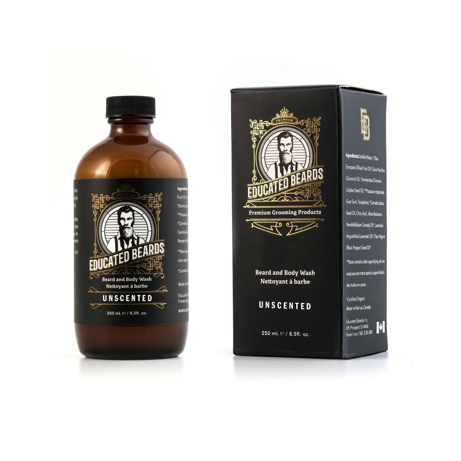 Unscented Beard and Body Wash- Educated Beards