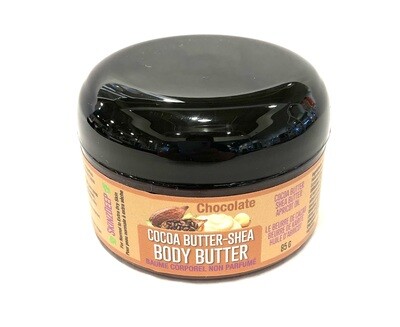 Chocolate Cocoa Butter and Shea Body Butter- Simply Go Natural Cosmetics