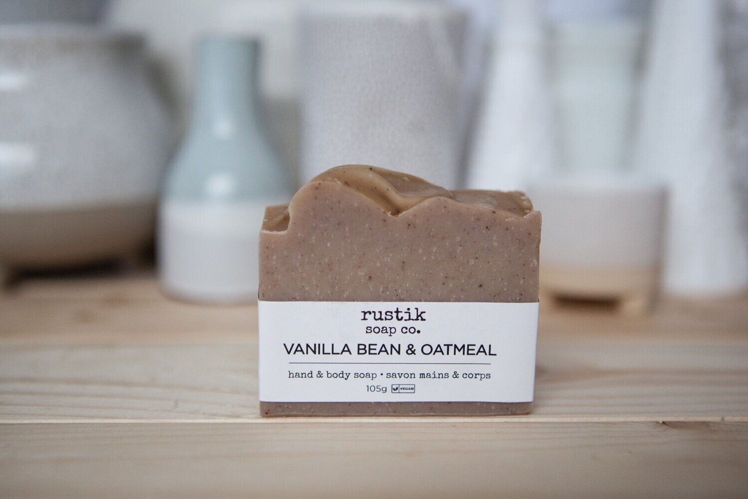 Vanilla Bean and Oatmeal- Rustik Soap