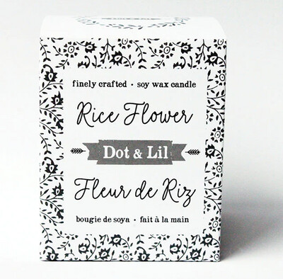 Rice Flower Candle- Dot & Lil