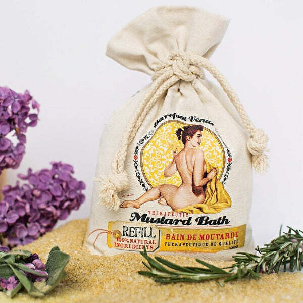 Mustard Bath Refill 1000g- Barefoot Venus