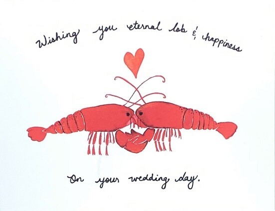 Lob and Happiness Wedding Card- Sarah Duggan