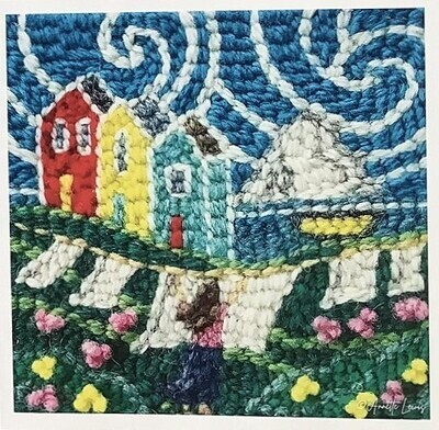 Laundry and Iceburg Card- Annette Lewis
