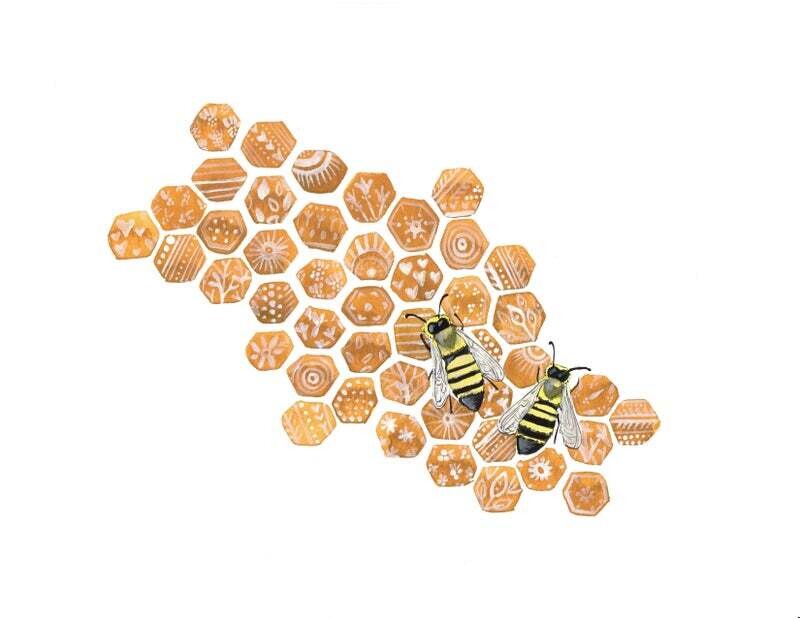 Honeycomb Card- Sarah Duggan