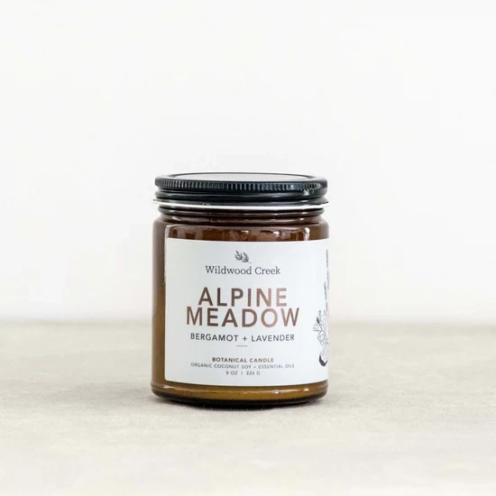 Alpine Meadow Essential Oil Candle