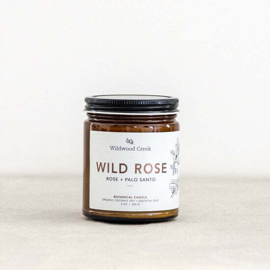 Wild Rose Essential Oil Candle