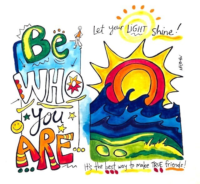 Be Who You Are Pillowcase Painting Kit
