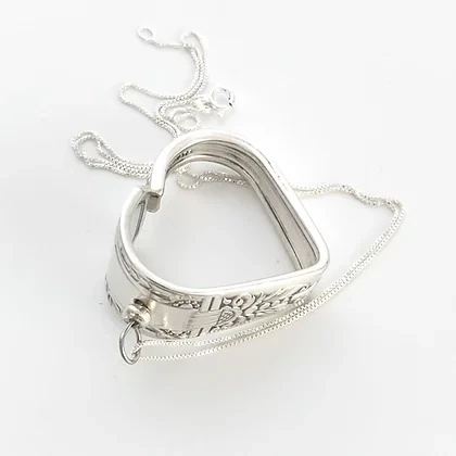 Heartfelt Silverware Necklace- Hunter St. Silver