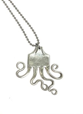 Octopus Silverware Necklace- Hunter St. Silver