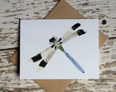 Dragonfly Collage Card