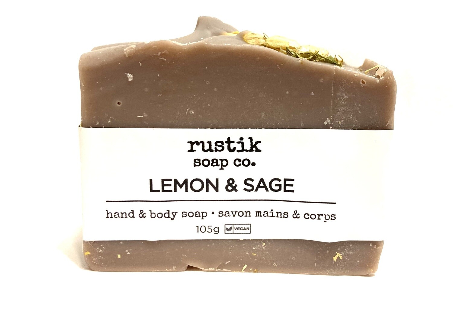 Lemon and Sage- Rustik Soap