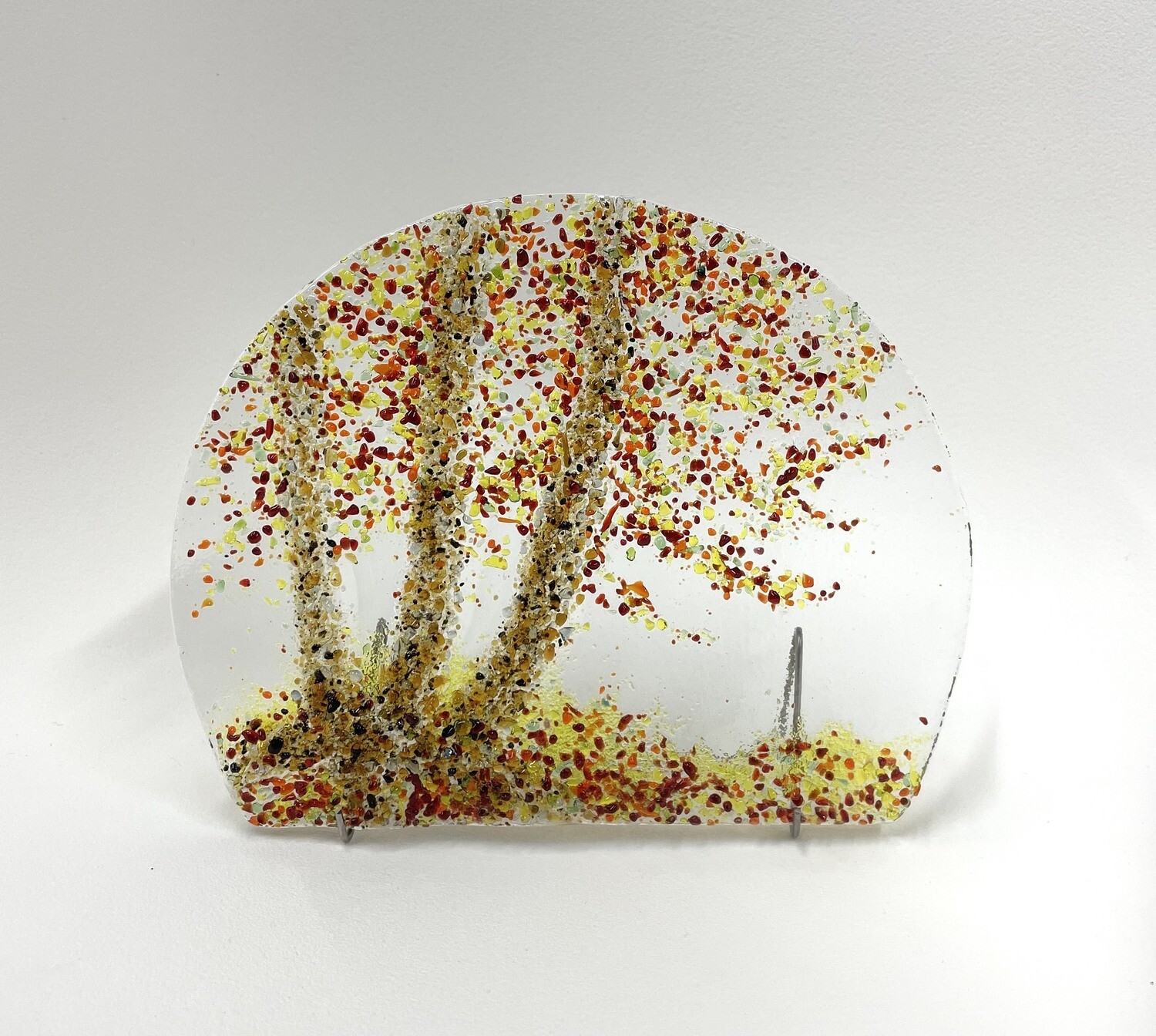 7" Fall Tree of Life #2 Fused Glass
