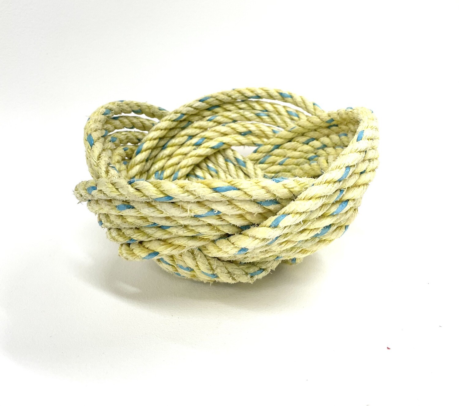 Small Yellow Lobster Rope Bowl