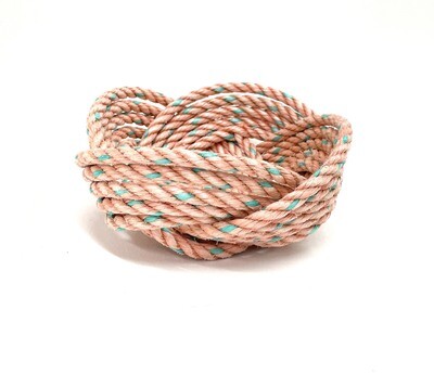 Small Coral Lobster Rope Bowl