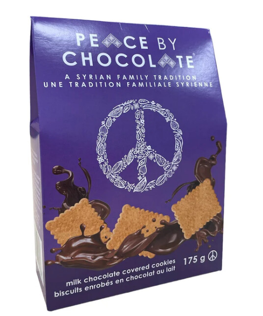 Milk Chocolate Covered Cookies- Peace by Chocolate 