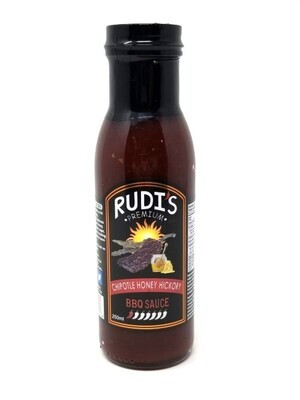 Chipotle Honey Hickory BBQ Sauce- Rudi&#39;s Hot Sauce 