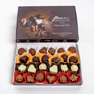 Assorted 24 Pieces Box- Peace by Chocolate